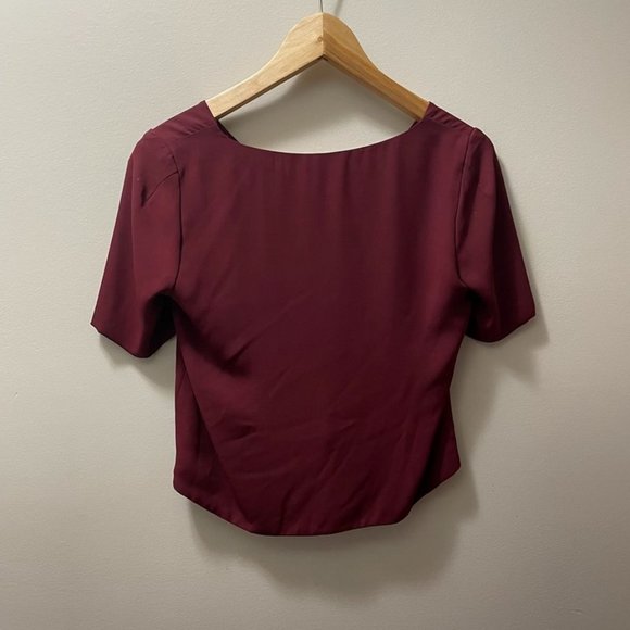 Babaton v-neck blouse (size XS) - Picture 2 of 3